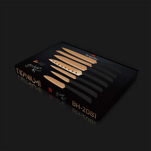 Berlinger Haus 7 pcs titanium knife set, Copper