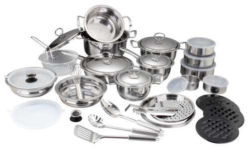 ***** Brand New ** 40 Pieces Stainless Steel Cookware Set ****