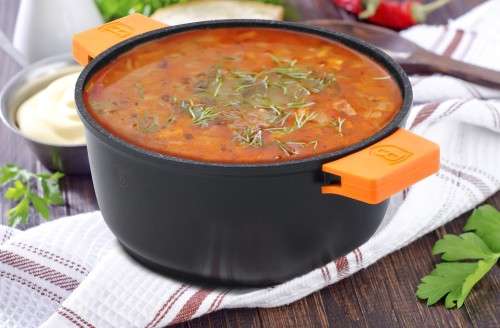 Berlingerhaus BH-1099 Casserole with lid 36 cm, 13 LITER  Granite Diamond Line