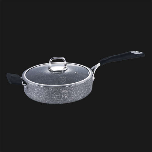 BH-1165 Deep frypan with lid 24 cm, Gray Stone Touch Line