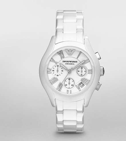Emporio Armani Watch AR1404 Womens Ceramic Classic