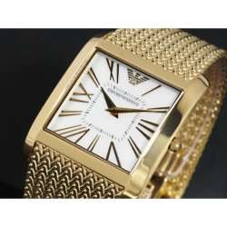 Emporio Armani AR2017 Super Slim Gold Ladies Watch