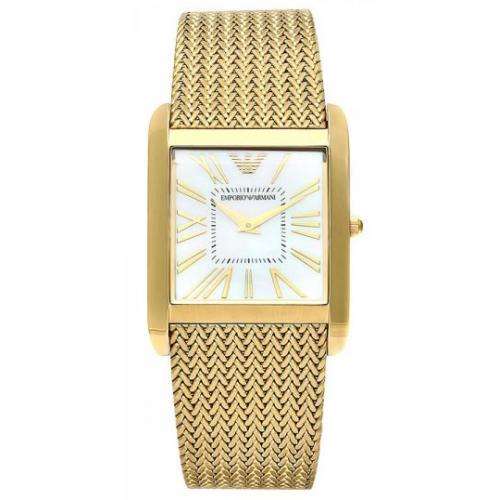 Emporio Armani AR2017 Super Slim Gold Ladies Watch