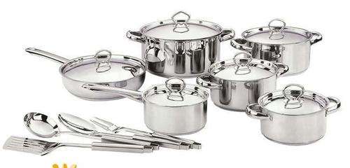 ****NEW STYLE 16PCS COOKWARE SET*** HEAVY POTS**