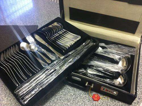 NEW stock 72pc  Stainless Steel Set in SuitCase (brief box) with Code Lock