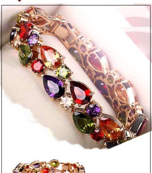 ****AAA zircon*** mona lisa zircon bracelet colorful fashion zircon bracelet*****