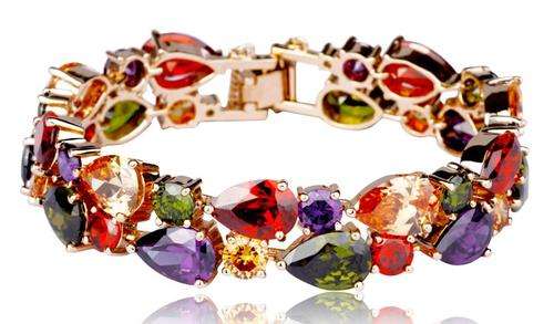 ****AAA zircon*** mona lisa zircon bracelet colorful fashion zircon bracelet*****