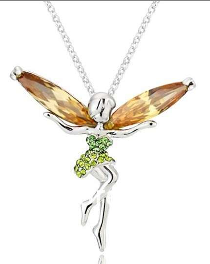 Crystal Angel Pendant with SWAROVSKI ELEMENTS