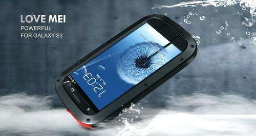 Samsung *** S3 *** LOVE MEI Extreme Case - With Corning Gorilla Glass 3 Screen Protection