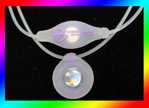 POWER BALANCE SILICONE NECKLACE CLEAR