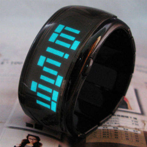 DIGITAL LED WATCH VERY UNIQUE STYLE BLACK COLOUR