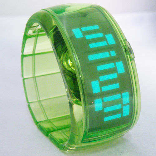 DIGITAL LED WATCH VERY UNIQUE STYLE GREEN COLOUR