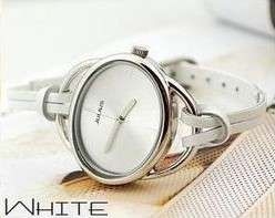 *******NEW STYLE LEATHER ROPE WATCH WHITE*********