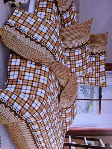 BRAND NEW 6 Piece -Super Soft Cotton Feel lovely DOUBLE bed duvet set ******