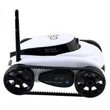 Brand New Color White i-Spy Tank WiFi App-Controlled with Motion Video Camera