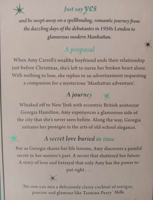 Tasmina Perry- The Proposal