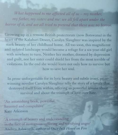 Carolyn Slaughter: Before the knife - Memories of an African childhood.