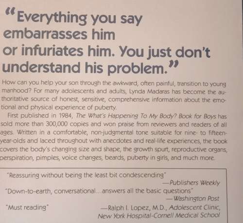 Lynda Madaras: The What`s Happening To My Body? Book For Boys