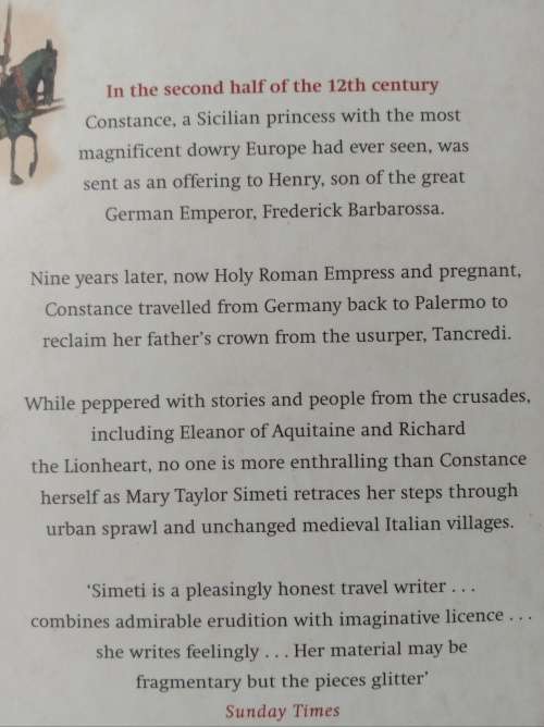 Travels with a medieval queen : Mary Taylor Simeti