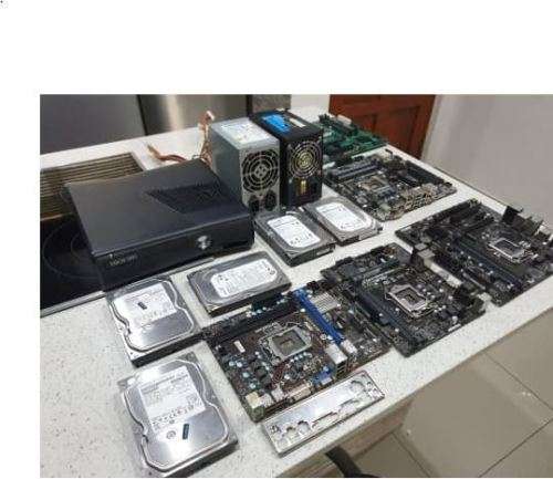 BULK LOT - Motherbaords + Xbox + Hdds + PSUs - For Repairs/Spares