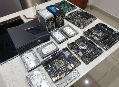 BULK LOT - Motherbaords + Xbox + Hdds + PSUs - For Repairs/Spares