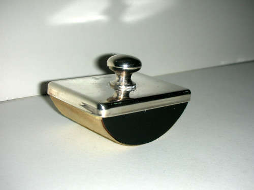 Vintage Silver Plated Desk Ink Blotter