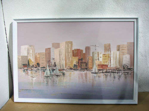 Vintage Durban Bay Abstract - P Rainey