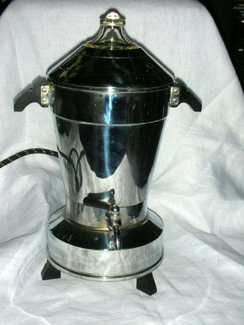 Art Deco Lamp - Chrome Coffee Percolator