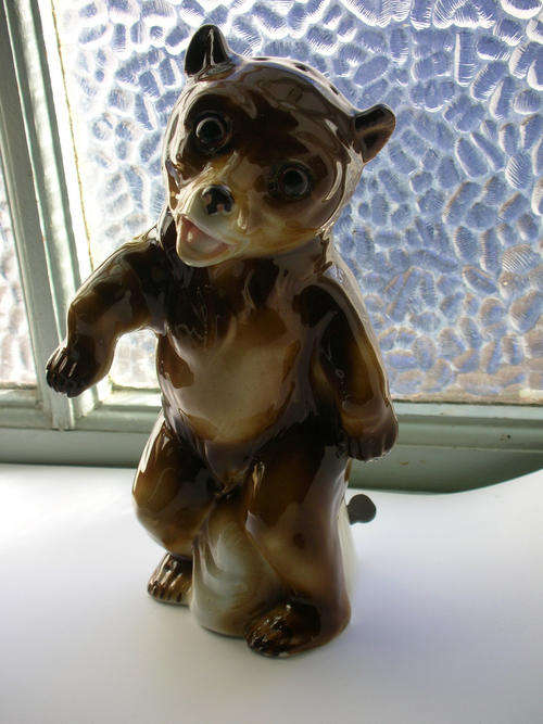 CRAZY R1.00 Start! Vintage Porcelain Night Light - Bear