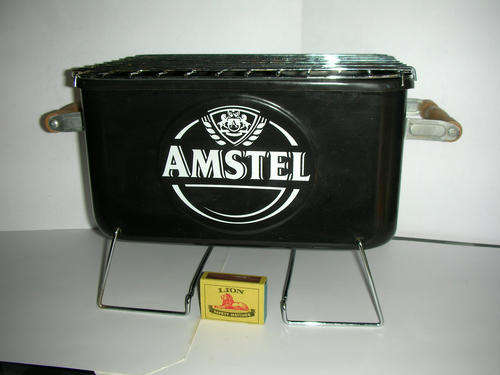Portable Enamel Amstel Mini Braai