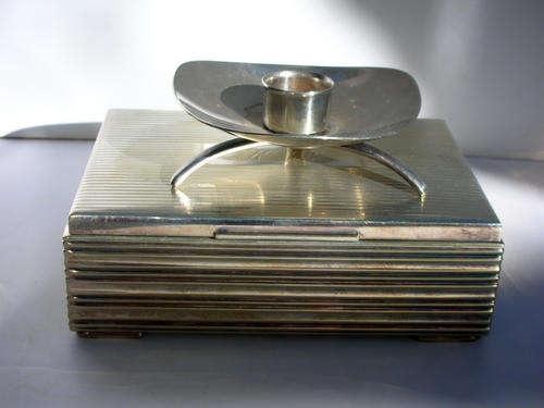 Danish Art Deco box - Hans Jensen and Cohr Denmark Candle Holder