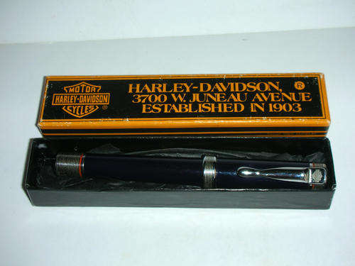 Waterman Harley Davidson Fountain Pen Navy Blue