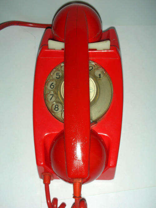 Retro Red Telephone Working