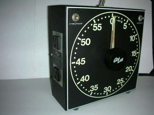 Large Retro Industrial Style Darkroom Timer by GRA Lab Ohio