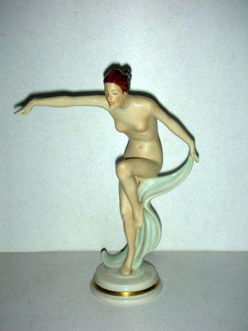 Art Deco Nude Lady Figurine by Alka Bavaria