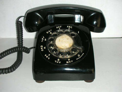 Retro Western Electric Telephone by Henry Dreyfuss - Working, Modern Fitting