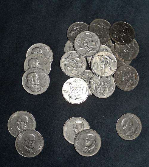 Treasure Lot of RSA50c! Many different years. Bid for the lot!