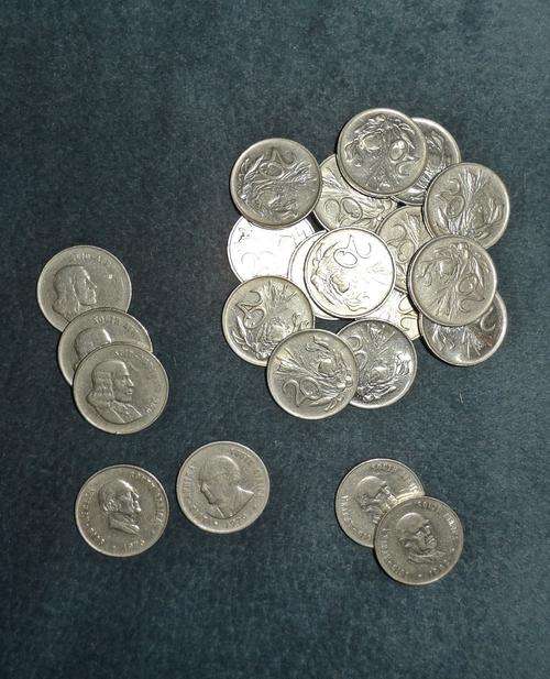 Treasure lot of RSA 20c! Bid is for the lot!