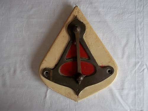 Antique brass ships cargo inclinometer - c1900
