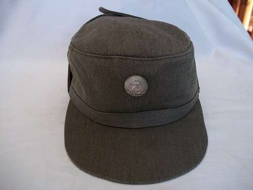 Genuine East German MDI combat cap size 55
