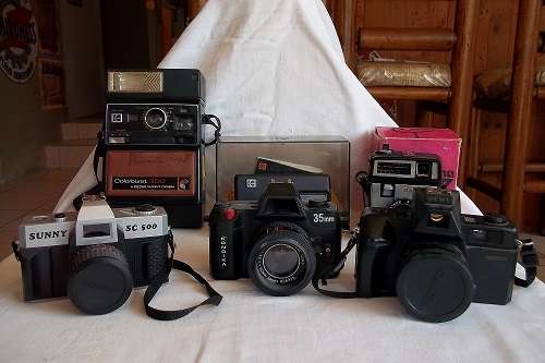 Lot of 6 vintage cameras for 1 bid