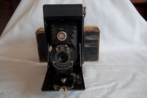 Antique Eastman Kodak No. 2 Folding Autographic Brownie camera