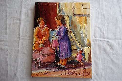 Lovely oil on canvas painting by Antoinette van der Merwe 2