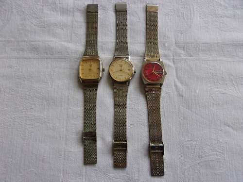 1 Vintage Seiko, 1 Omega and 1 Ramino men's watches for 1 bid - working