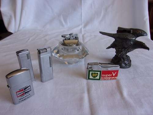 6 Vintage cigarette lighters for 1 bid