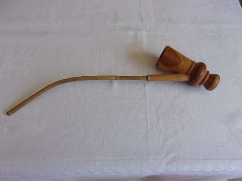 Vintage H&B Andrew Jackson smoking pipe - unused