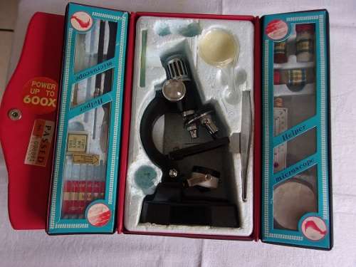 Vintage student Research Microscope Kit