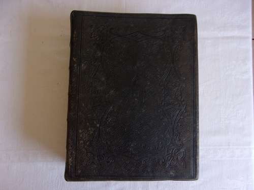 Antique leather bound family Bible