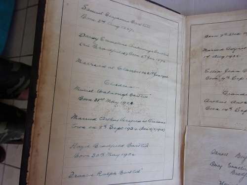 Antique leather bound family Bible