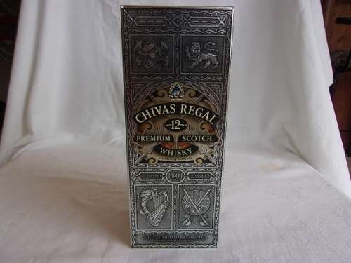 Bottle of Chivas Regal 750ml 12 year whisky in box - full/sealed/box